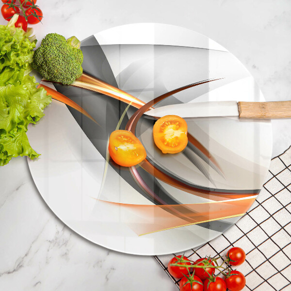 Skärbräda glas unik Moderna former