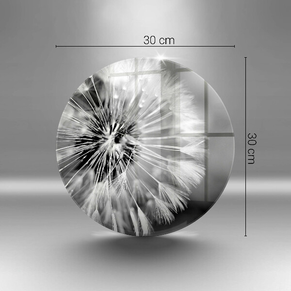 Skärbräda glas unik En delikat maskros