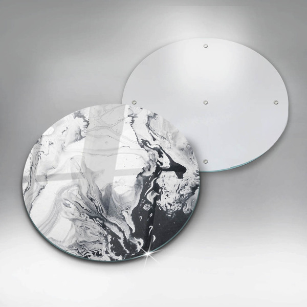 Skärbräda glas unik Bläckabstraktion