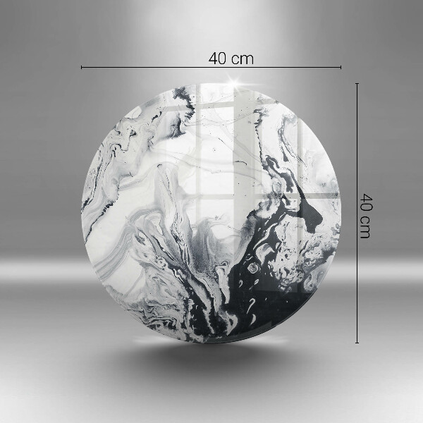 Skärbräda glas unik Bläckabstraktion