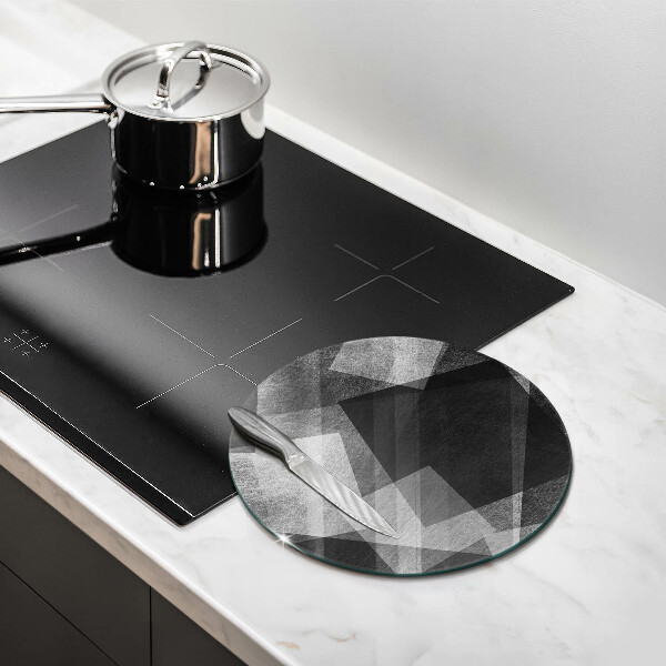 Skärbräda glas unik Geometrisk abstraktion