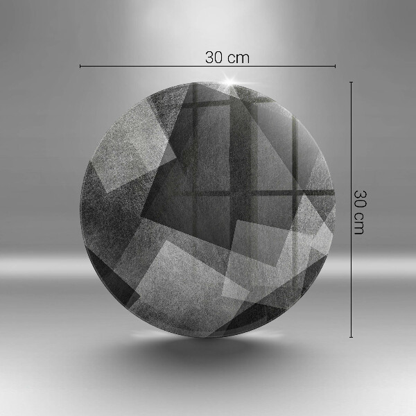 Skärbräda glas unik Geometrisk abstraktion