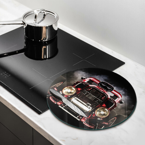 Skärbräda glas unik Gammal bil