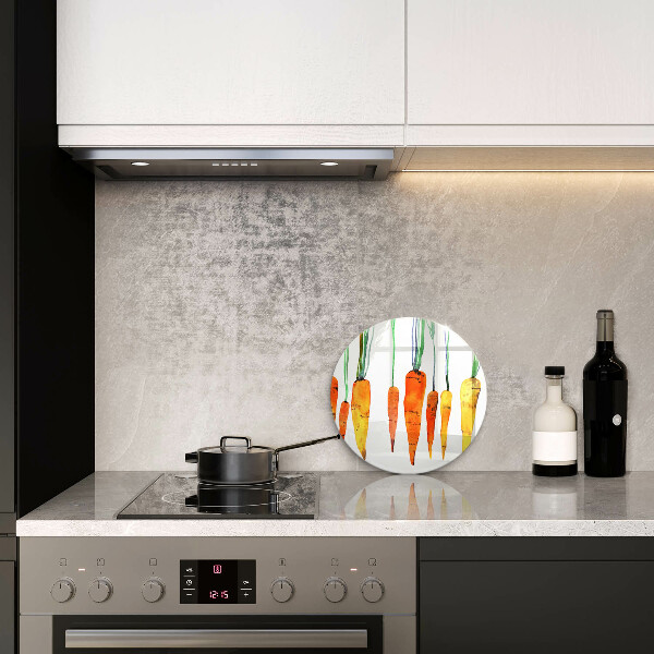 Skärbräda glas unik Morot illustration