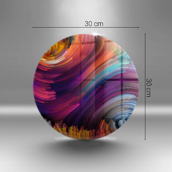 Skärbräda glas unik Färgglada höjdpunkter
