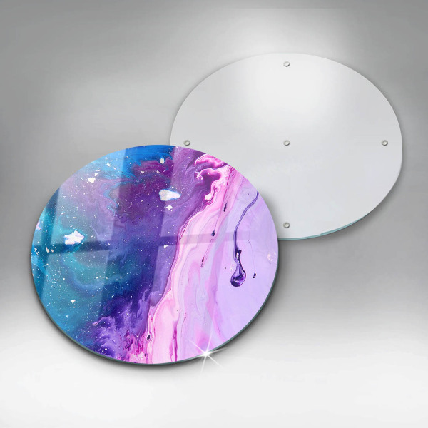 Skärbräda glas unik Abstraktionsbläck