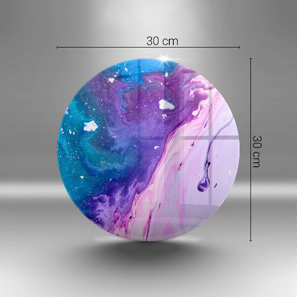 Skärbräda glas unik Abstraktionsbläck