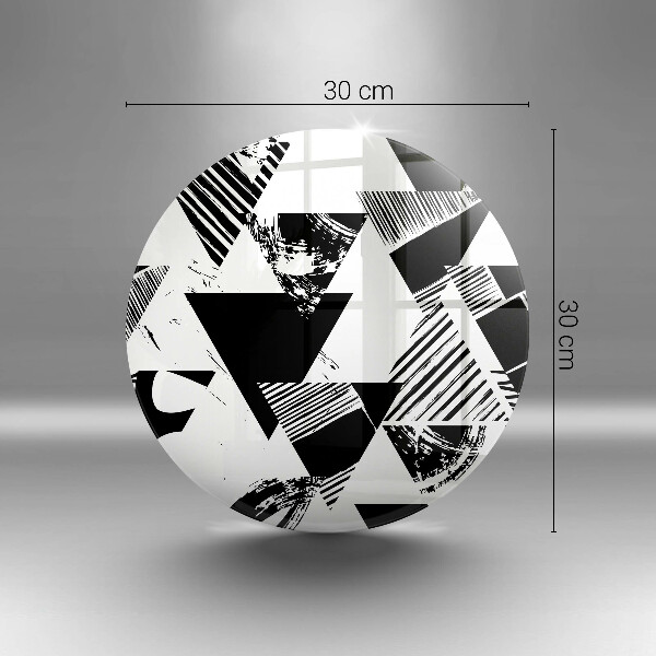 Skärbräda glas unik Geometriska trianglar