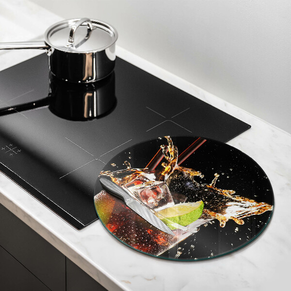 Skärbräda glas unik Drick med is