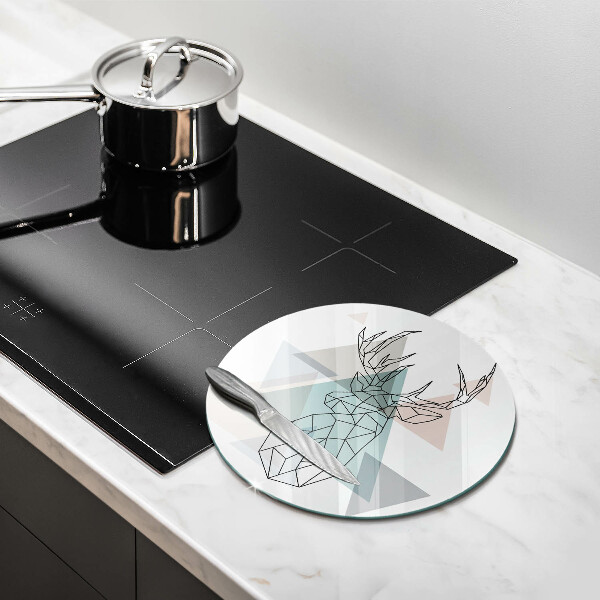 Skärbräda glas unik Abstrakt rådjur