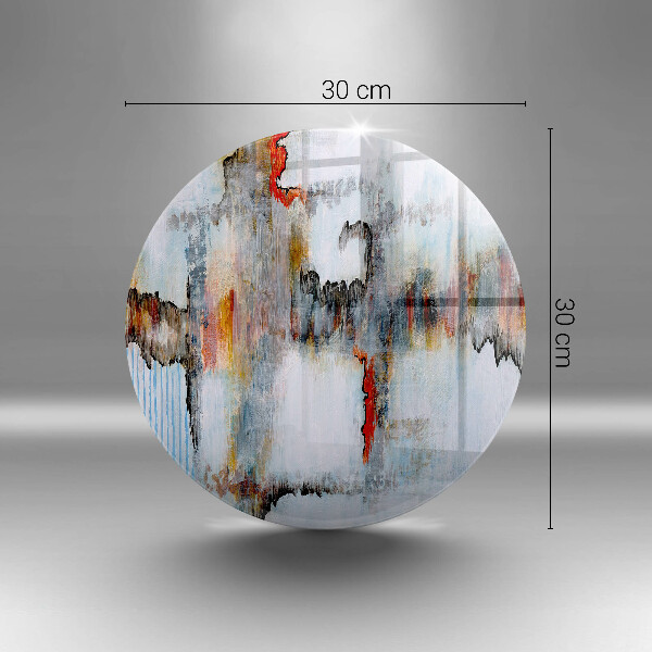 Skärbräda glas unik Abstraktionsfärger