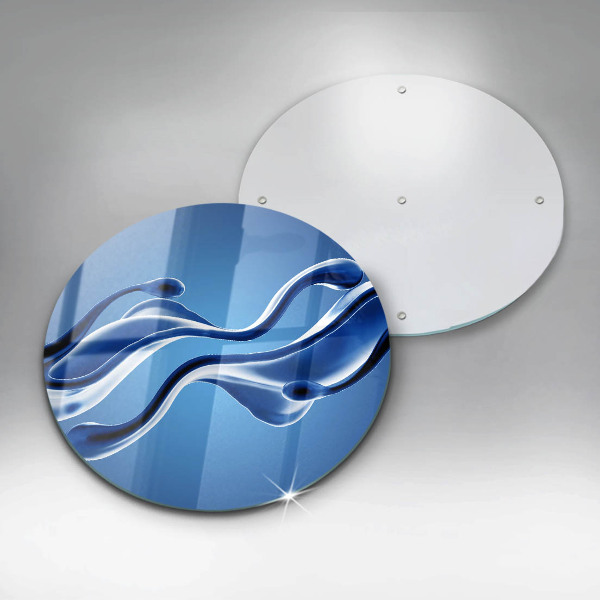 Skärbräda glas unik Vätskeabstraktion