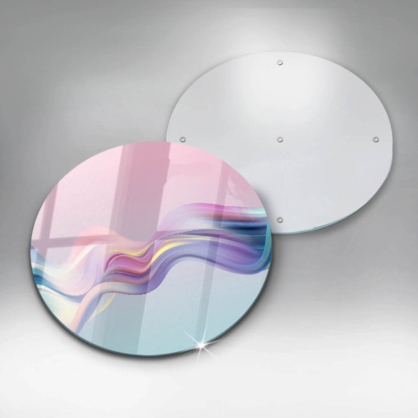 Skärbräda glas unik Pastell abstraktion