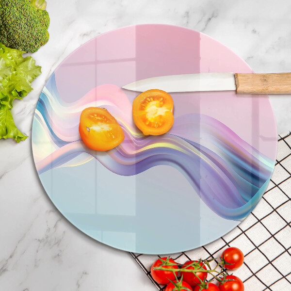 Skärbräda glas unik Pastell abstraktion