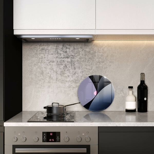 Skärbräda glas unik Abstrakta former