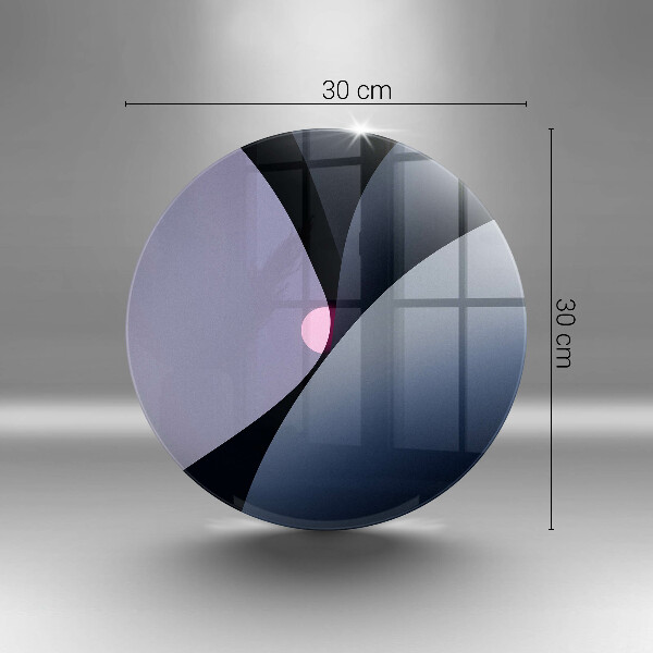 Skärbräda glas unik Abstrakta former