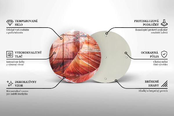 Skärbräda glas unik Grand Canyon
