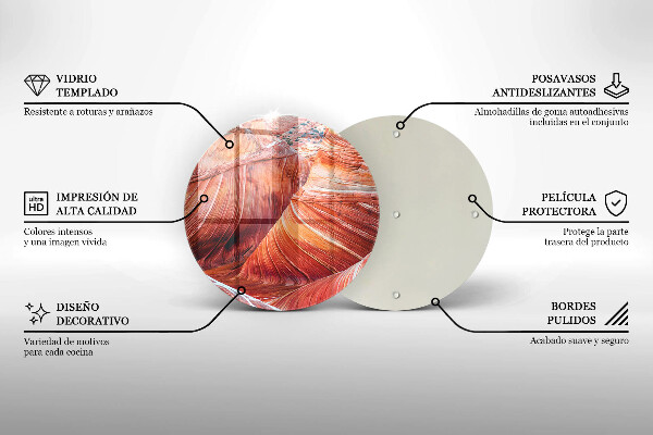 Skärbräda glas unik Grand Canyon