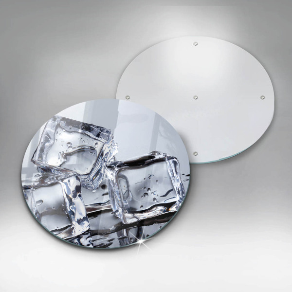 Skärbräda glas unik Isbitar