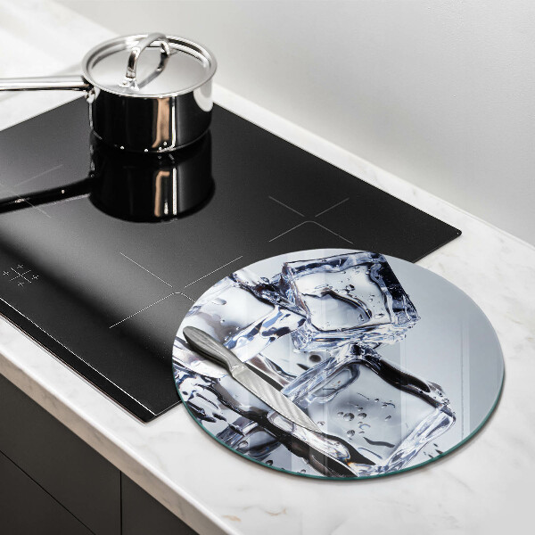 Skärbräda glas unik Isbitar