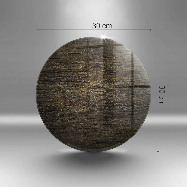 Skärbräda glas unik Trä bark textur