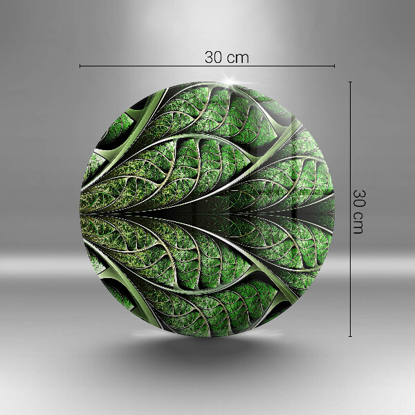 Skärbräda glas unik Bladvenstruktur