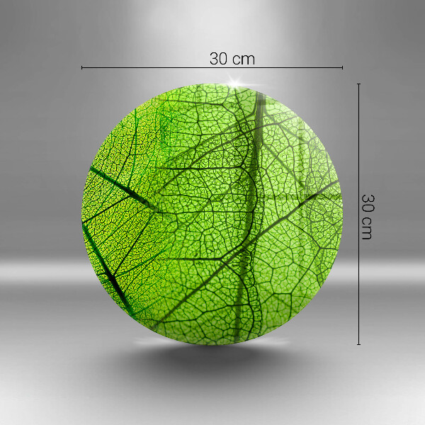 Skärbräda glas unik Natur löv vener