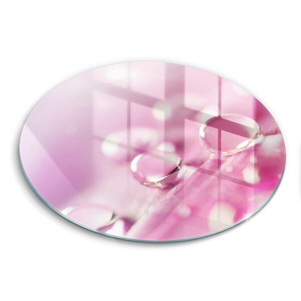 Skärbräda glas unik Dagg blomblad