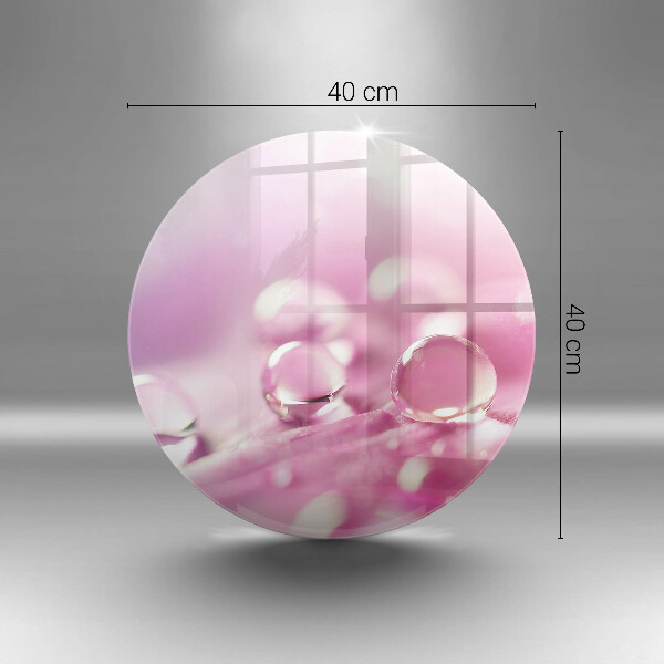 Skärbräda glas unik Dagg blomblad