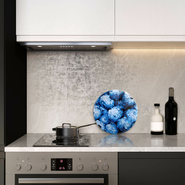 Skärbräda glas unik Saftiga blåbär