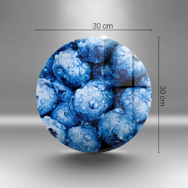 Skärbräda glas unik Saftiga blåbär