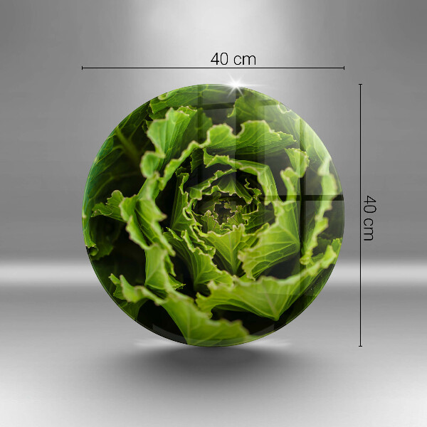 Skärbräda glas unik Äter salladsblad