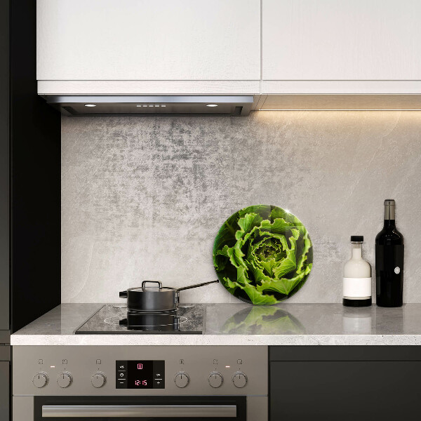 Skärbräda glas unik Äter salladsblad