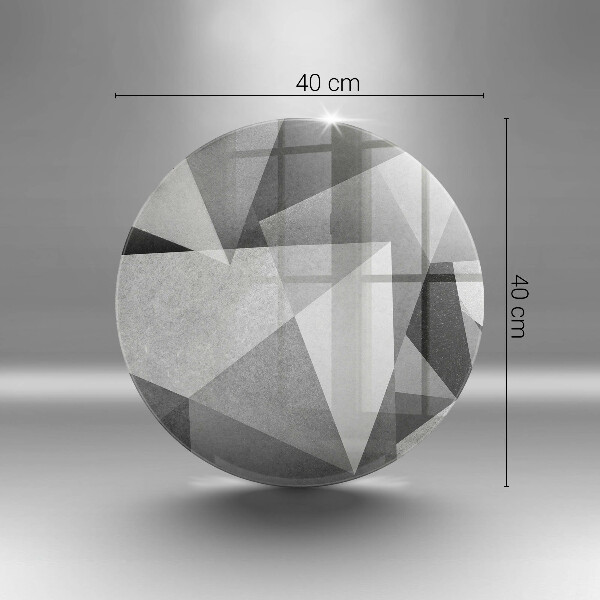 Skärbräda glas unik Konkret skarp abstraktion