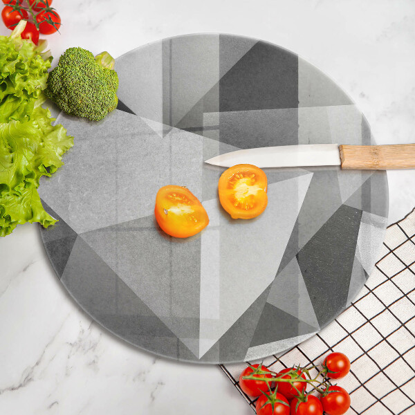 Skärbräda glas unik Konkret skarp abstraktion