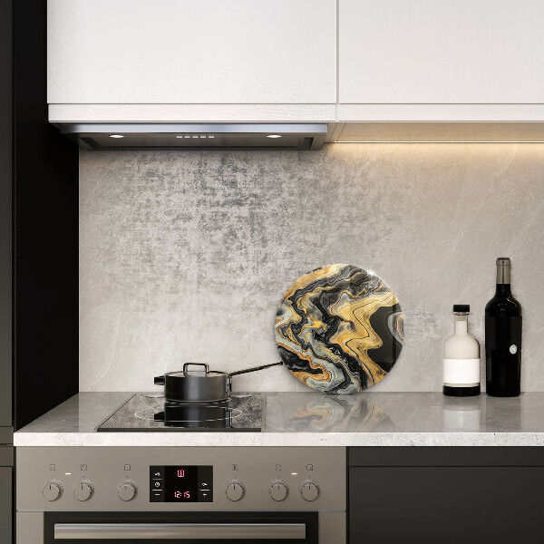 Skärbräda glas unik Abstrakt struktur