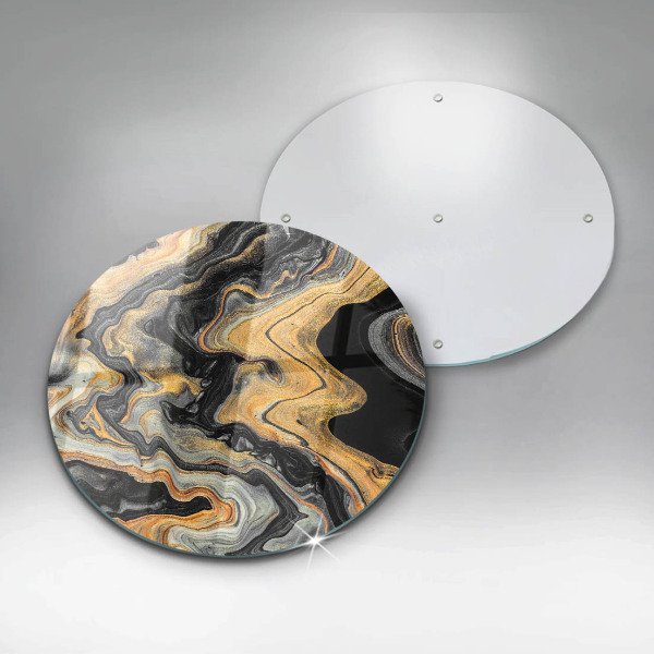 Skärbräda glas unik Abstrakt struktur