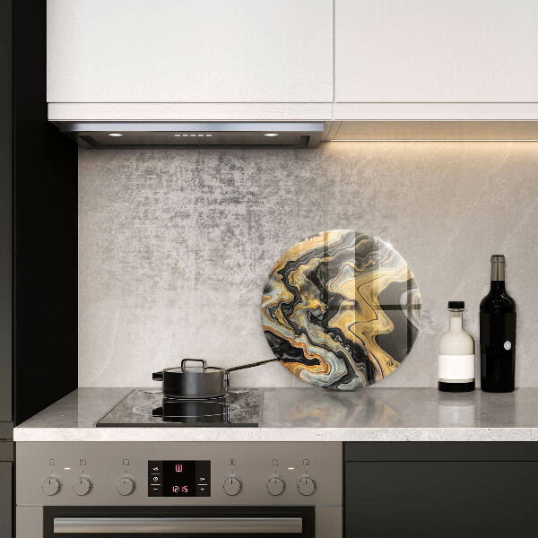 Skärbräda glas unik Abstrakt struktur