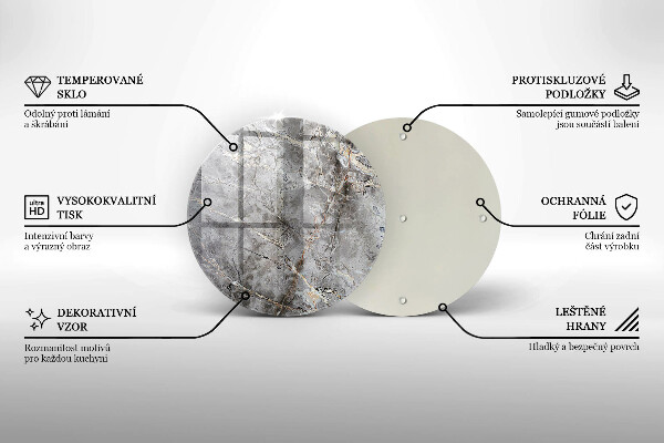 Skärbräda glas unik Sten textur