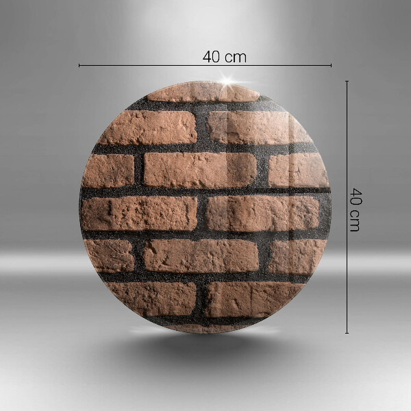 Skärbräda glas unik Tegelvägg