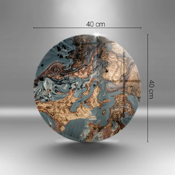 Skärbräda glas unik Gyllene stenstruktur