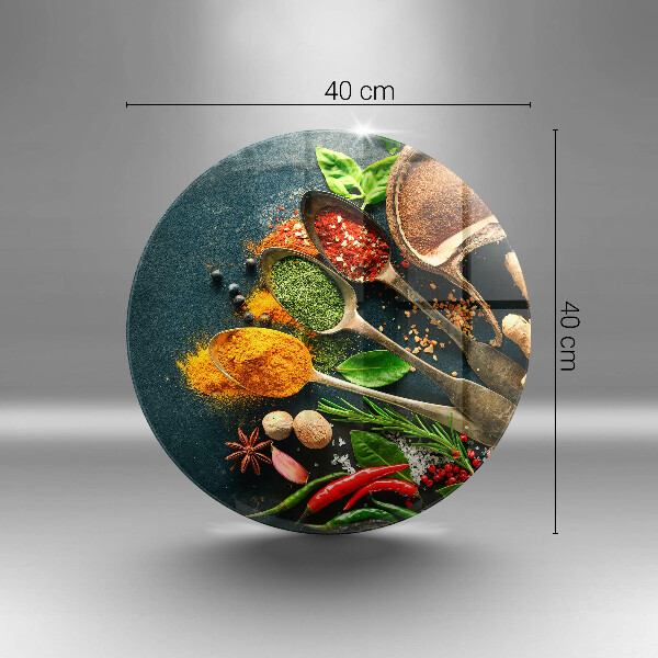 Skärbräda glas unik Köks kryddor skedar