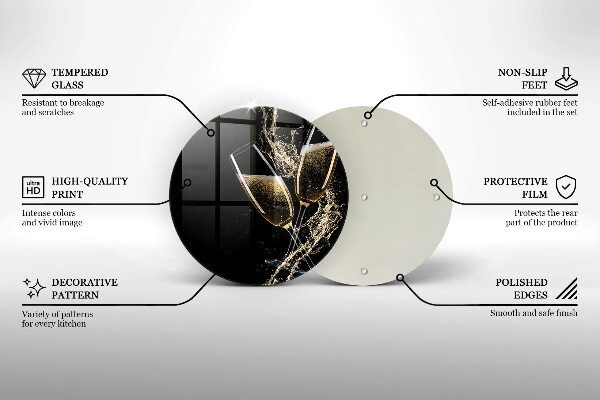 Skärbräda glas unik Glas champagne