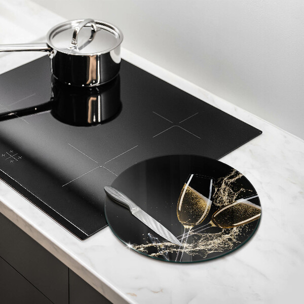 Skärbräda glas unik Glas champagne