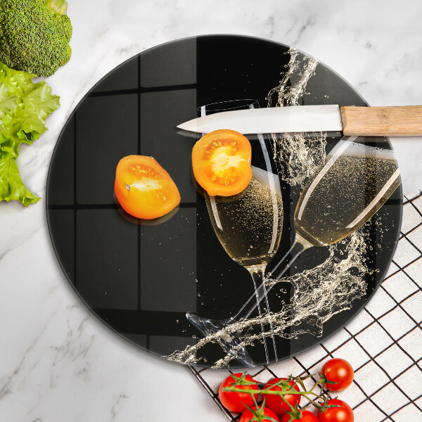 Skärbräda glas unik Glas champagne