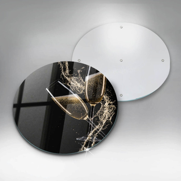 Skärbräda glas unik Glas champagne