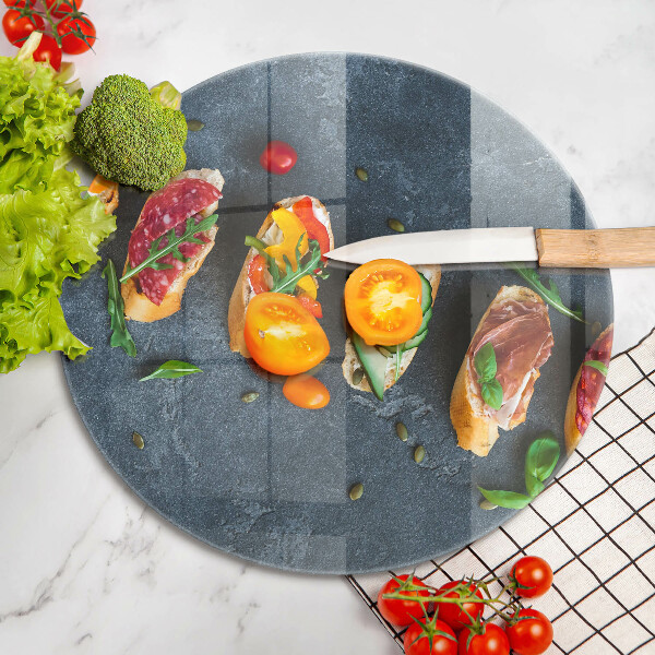 Skärbräda glas unik Färgglada smörgåsar