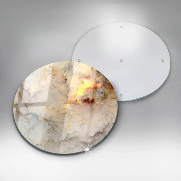 Skärbräda glas unik Marmorstruktur med guld