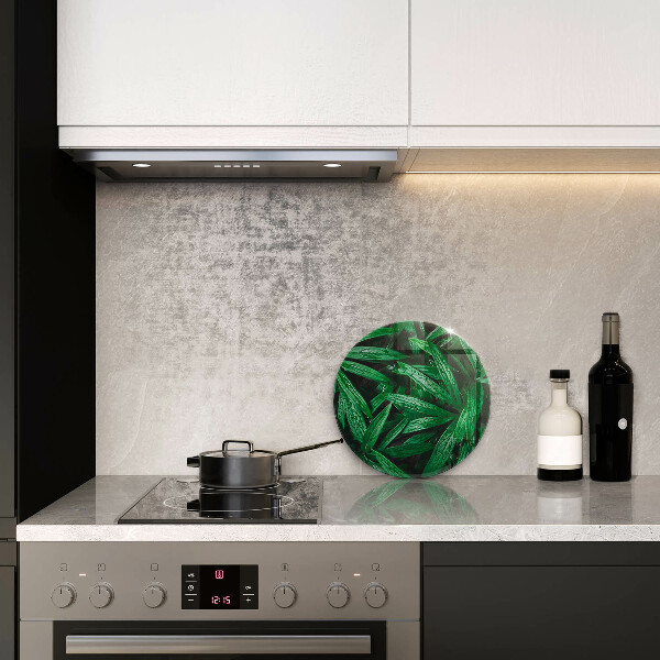 Skärbräda glas unik Växter löv