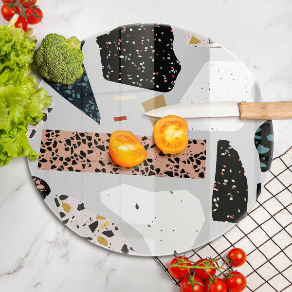 Skärbräda glas unik Stengods